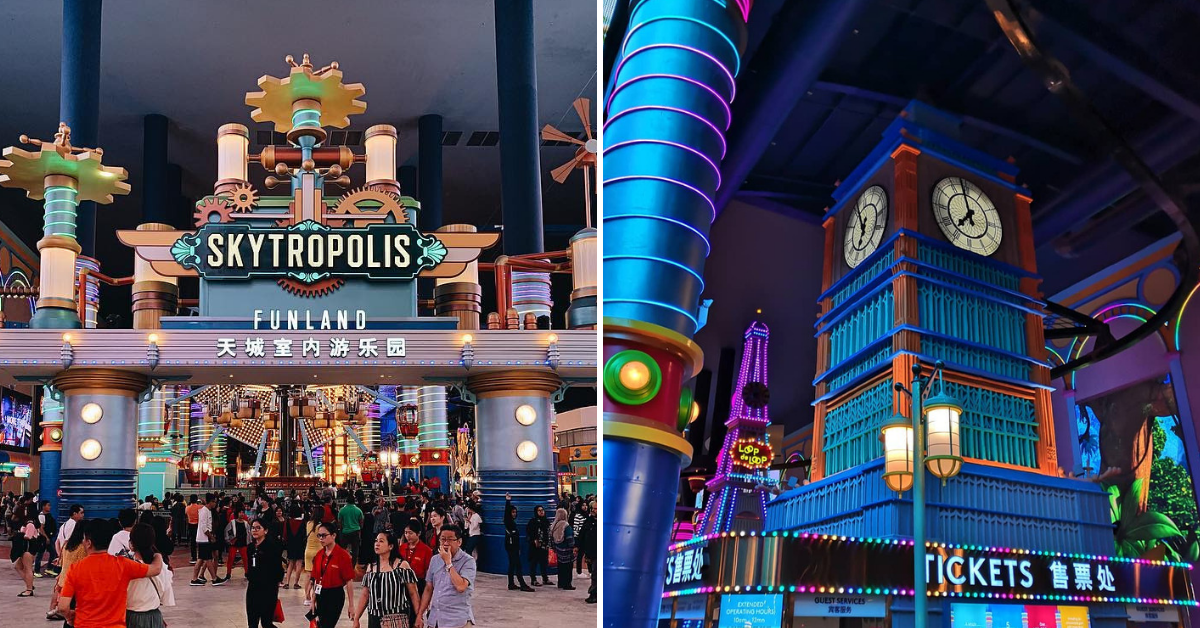 Skytropolis Map Skytropolis Indoor theme park ticket