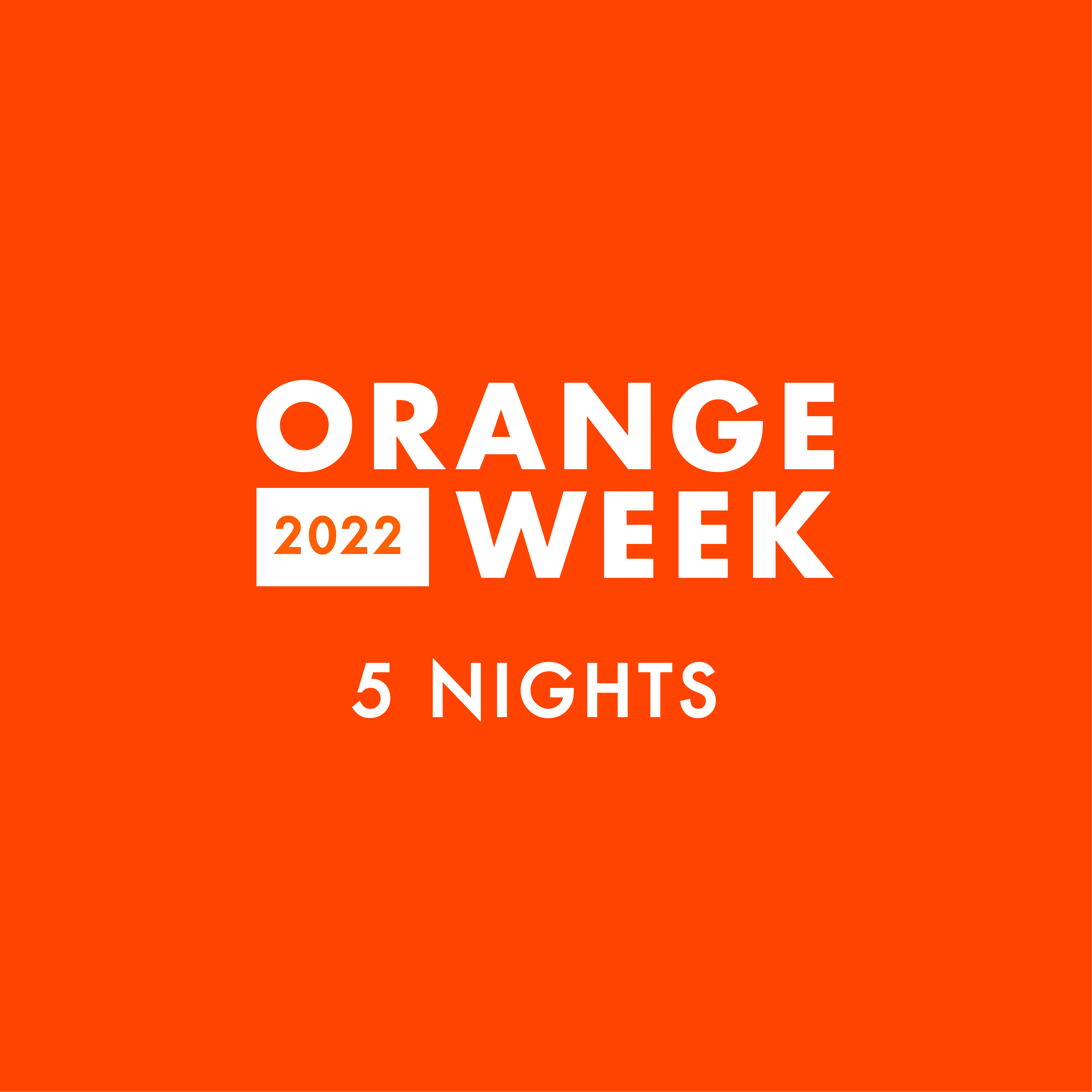 Orange Week 2022 5 Noches /6 Días Hotel All Inclusive + Party