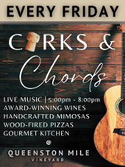 CORKS & CHORDS - FREE EVENT - Pre-book Special Only