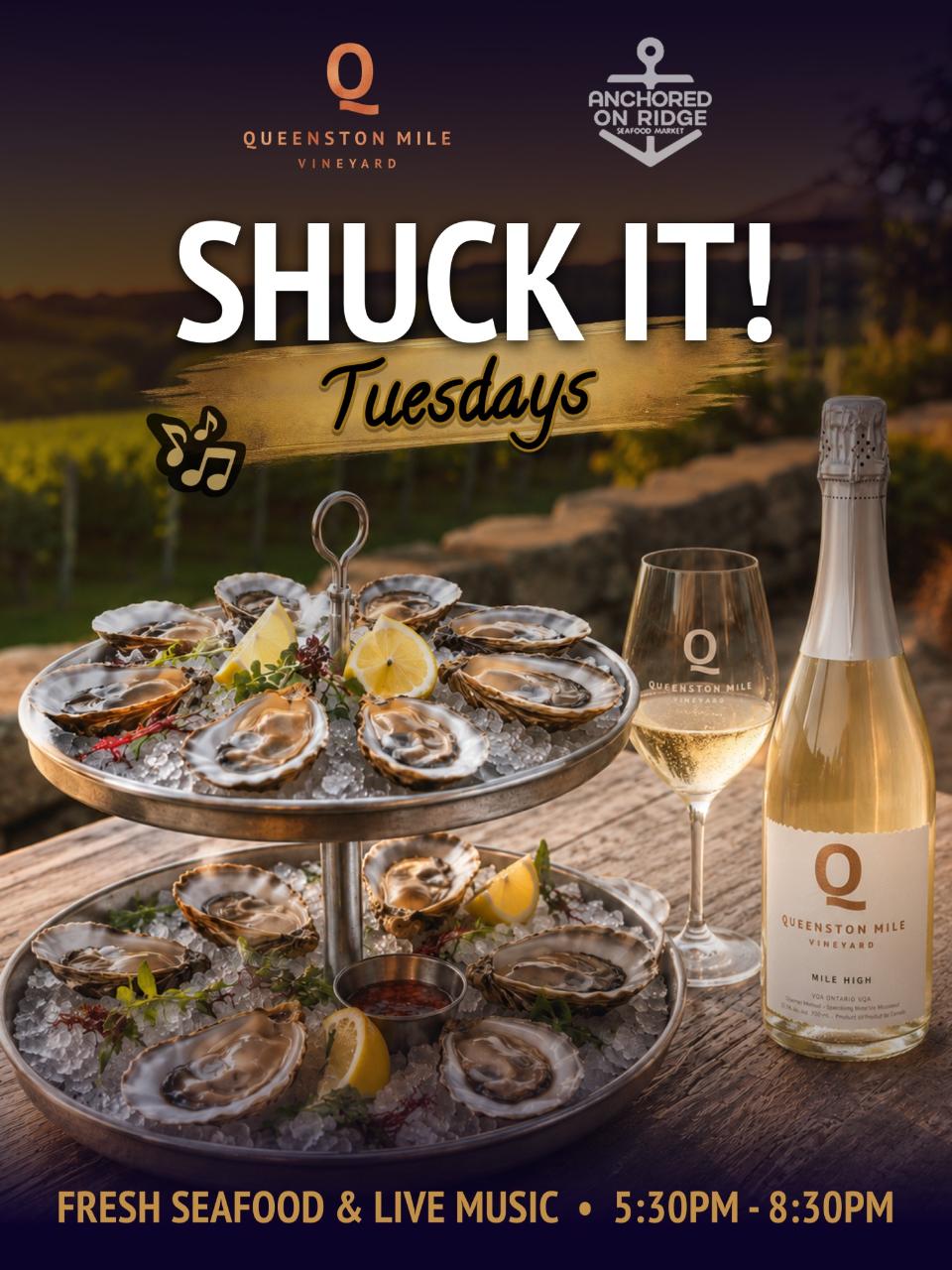 SHUCK IT! TUESDAYS - RESERVATION