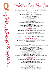 Valentine's Weekend -  Prix Fixe Menu - 4 Course Dinner + Wine Pairings