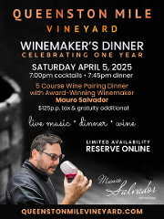 Winemaker's Dinner - Celebrating One Year