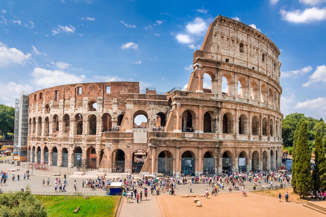 Colosseum Arena Floor and Gladiators Gate