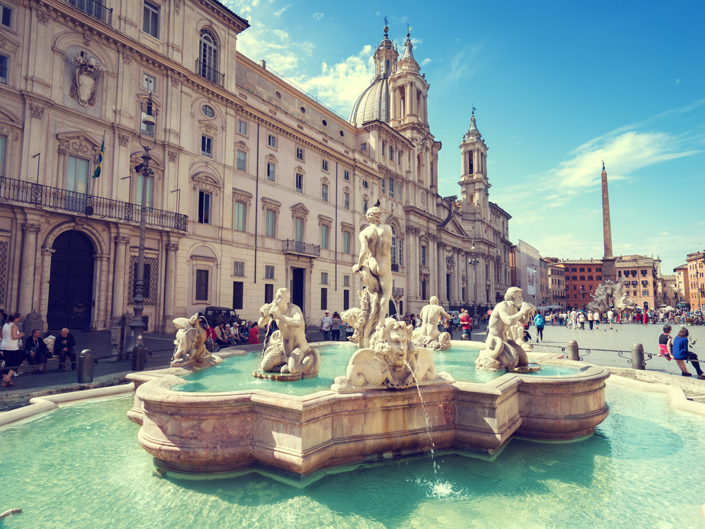 Rome At Twilight with Wine and Italian Tapas