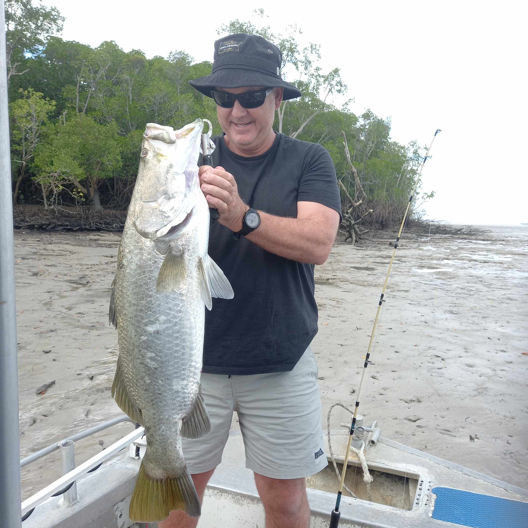 Barramundi Fishing at  Corroboree Billabong Half Day