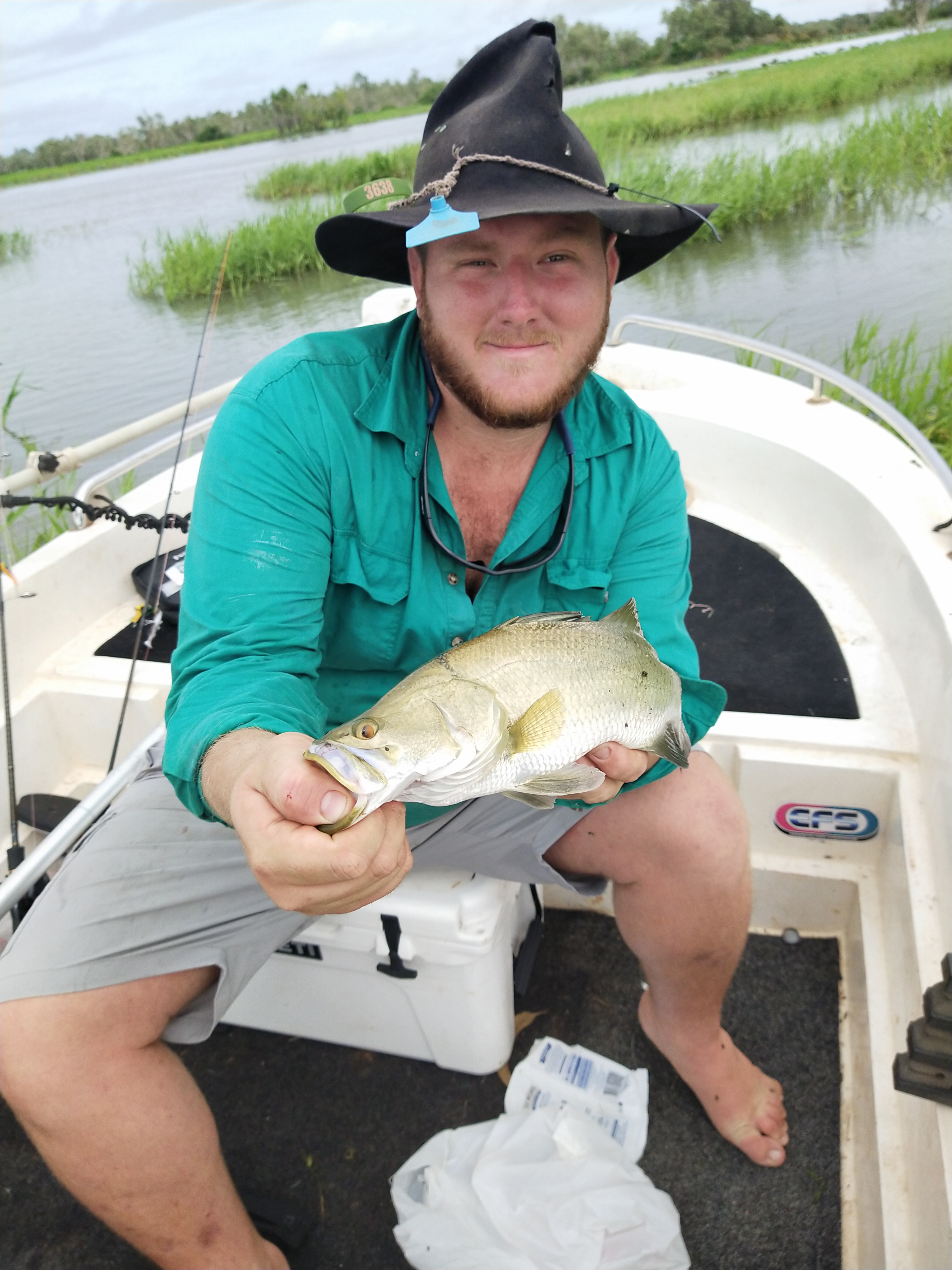 Barramundi Fishing at  Corroboree Billabong Half Day