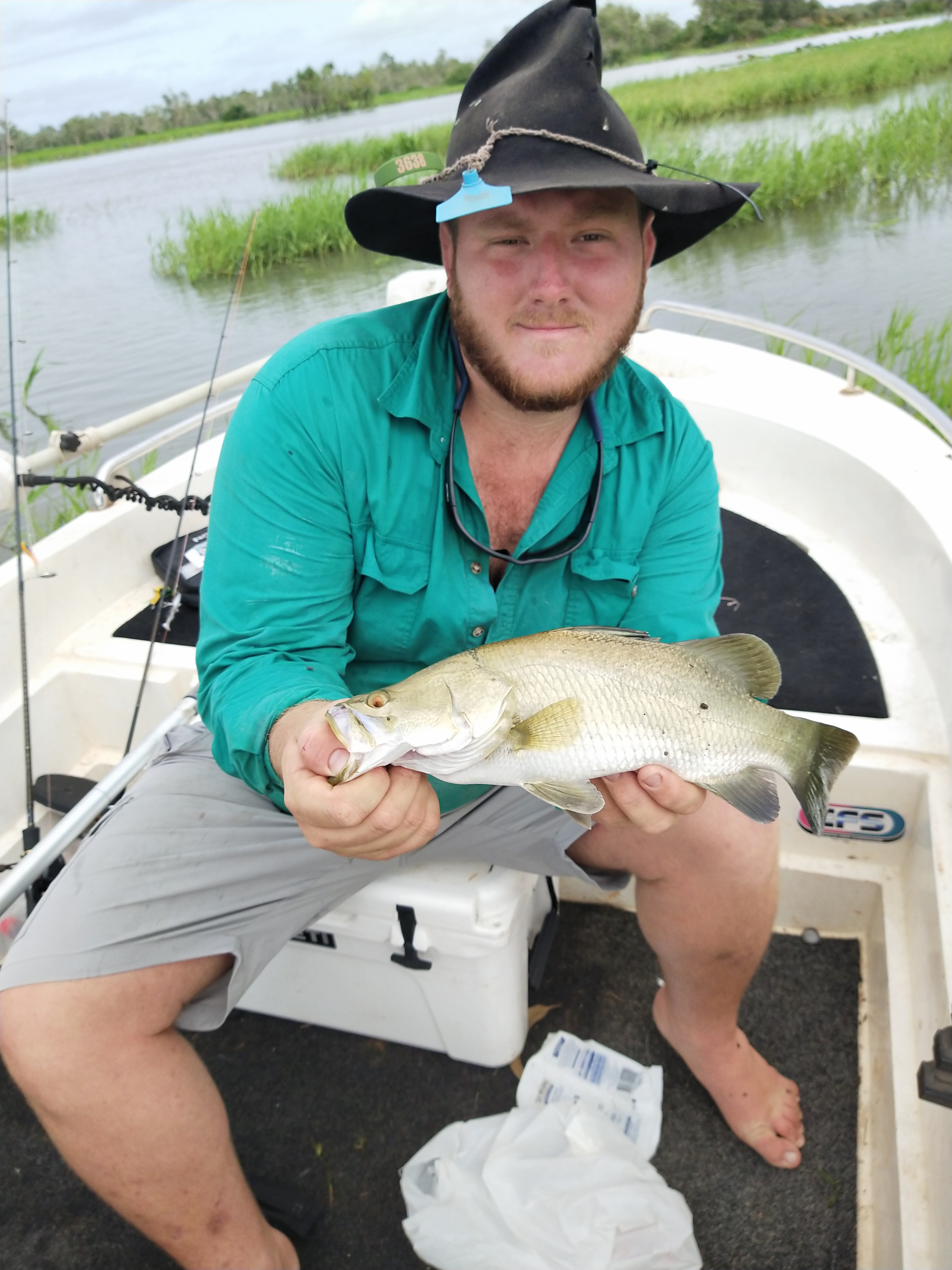 Barramundi Fishing at  Corroboree Billabong Half Day