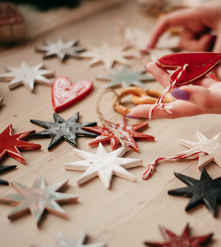 GA-Creative Clay Christmas Decorations