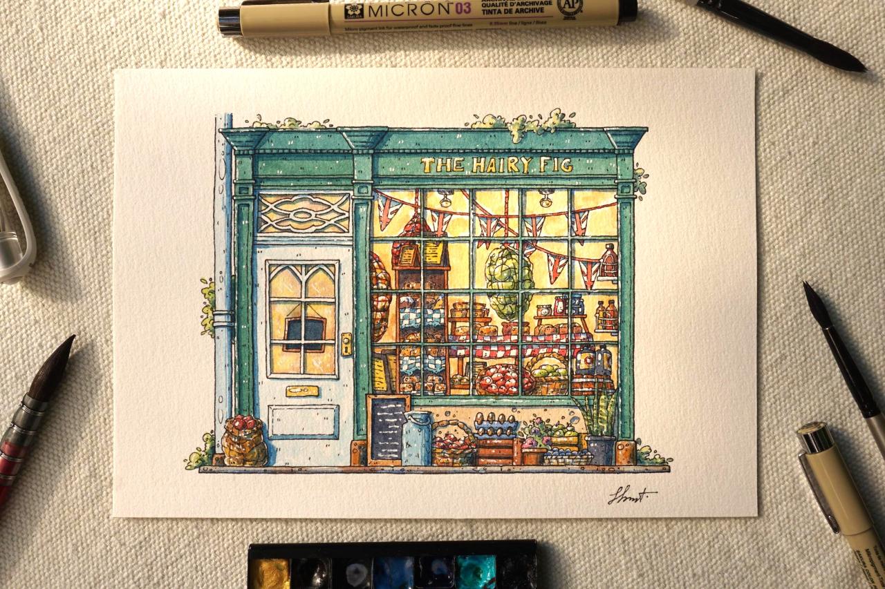 Tiny House Watercolour Workshop