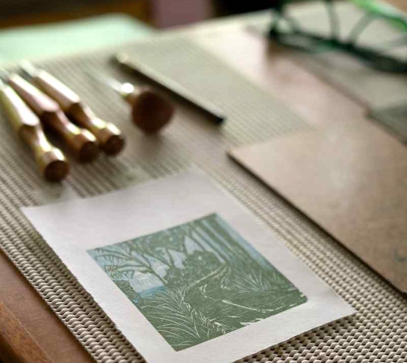 Reductive Lino Print Workshop | Gatakers Creative Print Space Studio