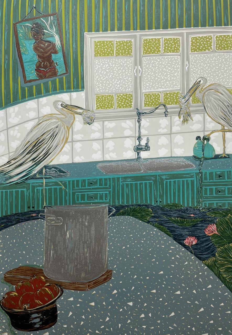 Two Day Reduction Lino Print Workshop - Gatakers Artspace