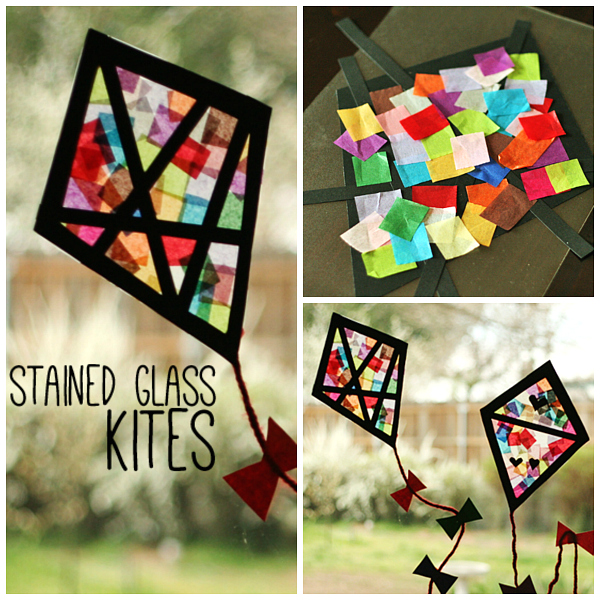 Stained Glass Kite Making