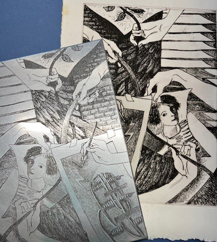 Aluminium Plate Etching Printmaking Workshop