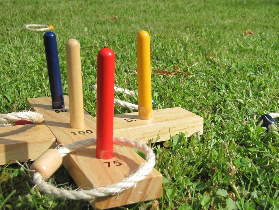 Holiday Lawn Games In The Story Bank Garden