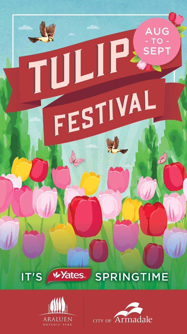 Z. Its Yates Springtime at Araluen 2023 - Tulip Festival 
