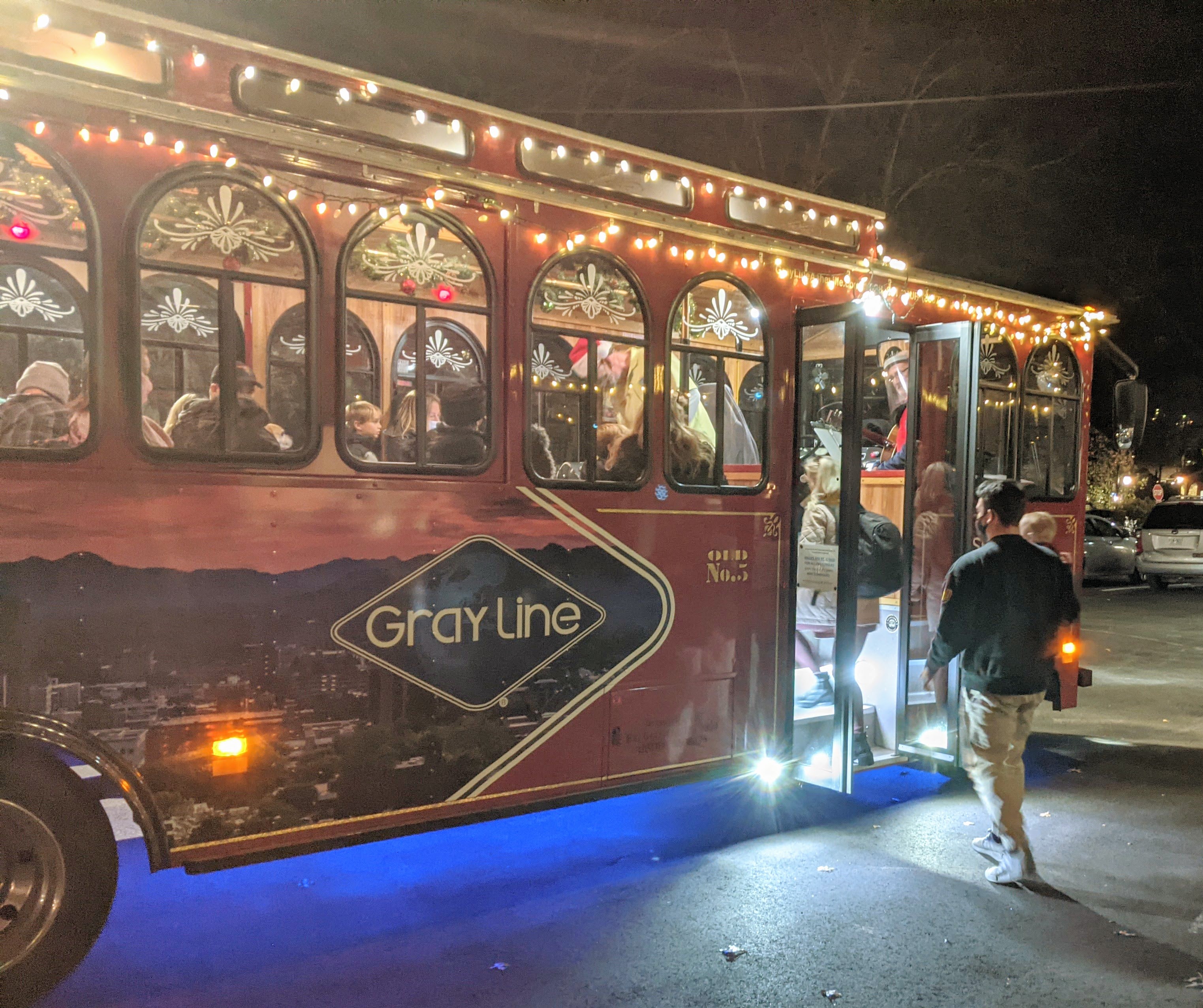Holly Jolly Christmas Trolley Tour Gray Line Trolley Tours of