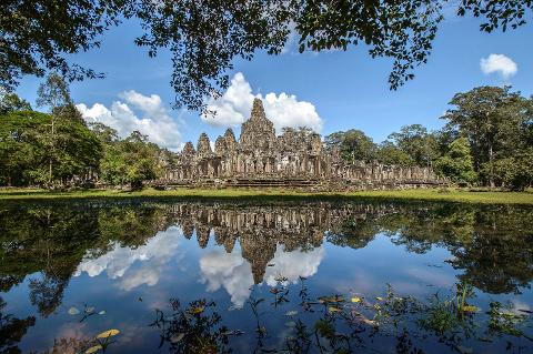 Exploring Angkor Thom on foot - Full Day, about 8 km.