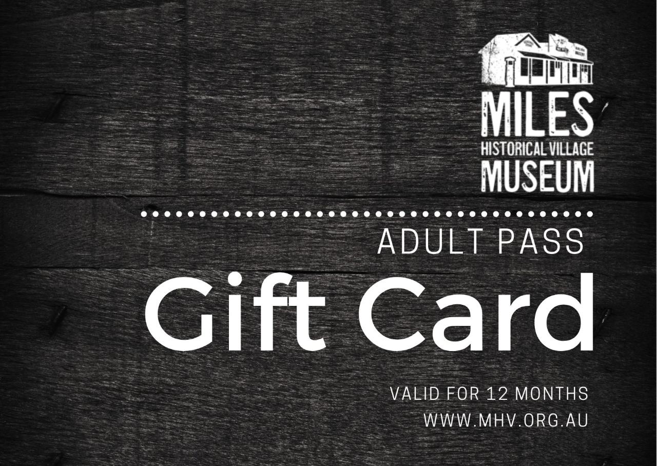 Adult Pass Gift Card