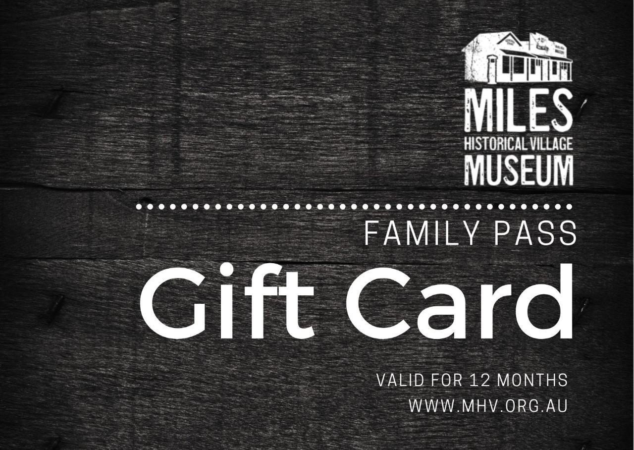 Family Pass Gift Card