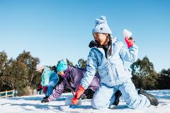 Lake Mountain Snow & Puffing Billy Tour from Melbourne