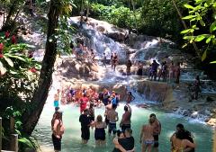 Dunn's River Falls & Jungle River Tubing Adventure Tour from Kingston
