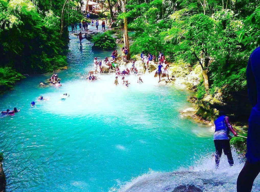 Irie Blue Hole & River Tubing Adventure from Falmouth