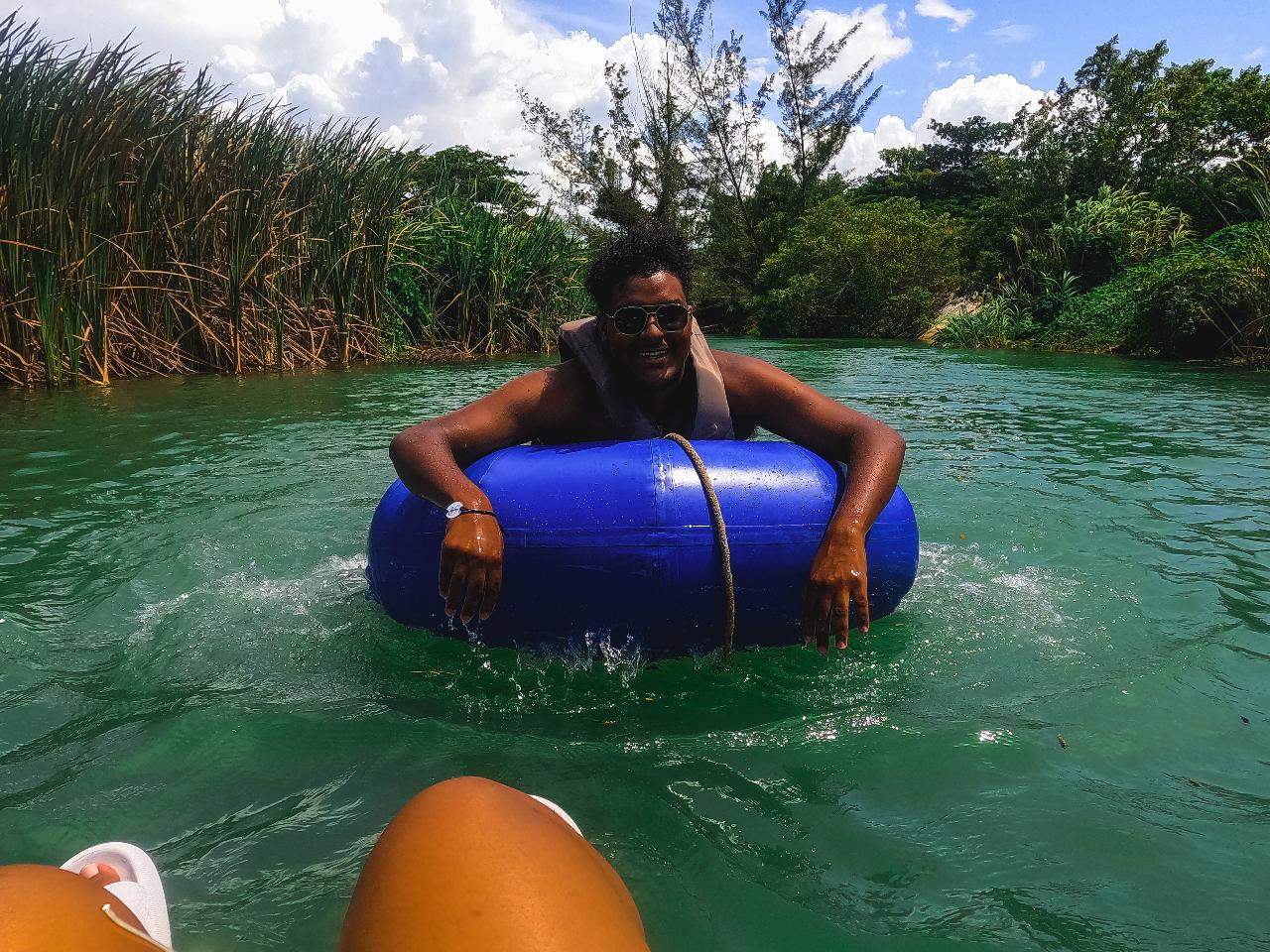 Irie Blue Hole & River Tubing Adventure from Falmouth