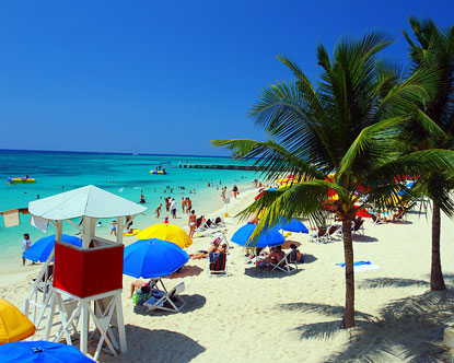 Doctor's Cave Beach from Montego Bay