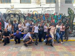 Downtown Street Art Walking Tour on Water Lane from Kingston
