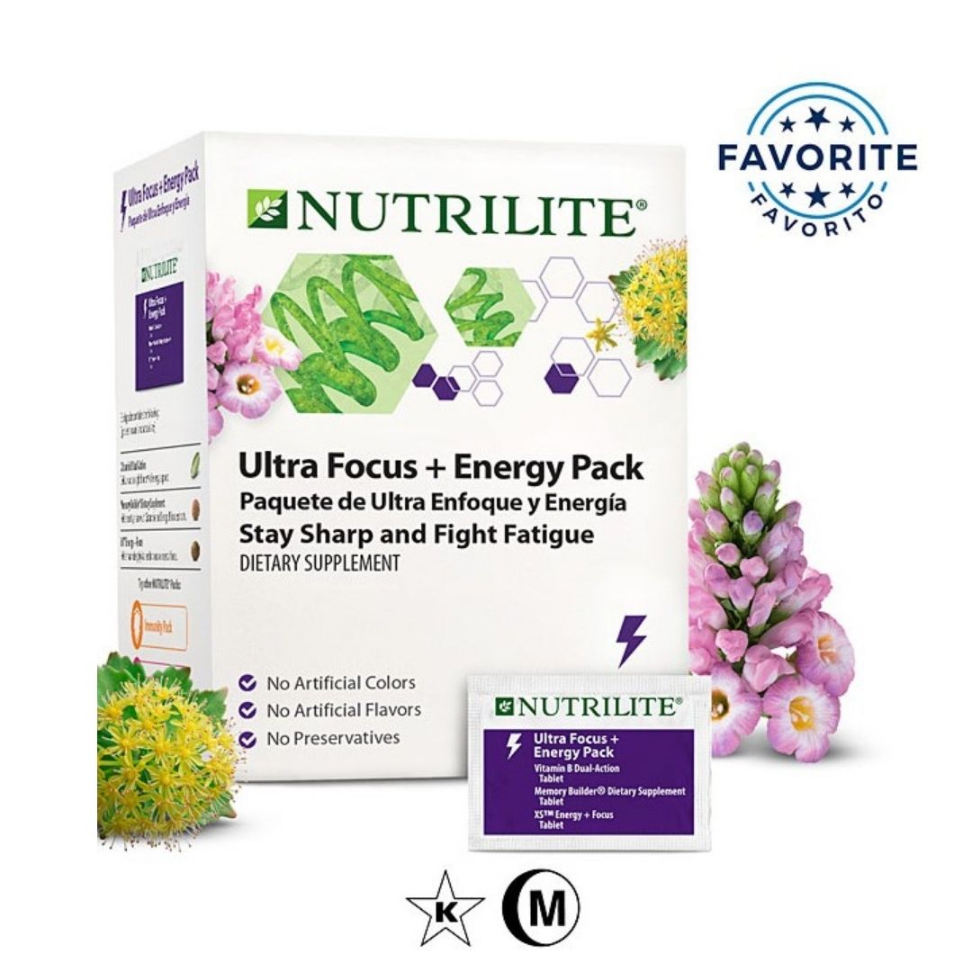 Nutrilite Ultra Focus and Energy Pack