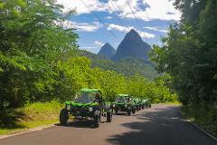 Combine the best of both worlds with a Dune Buggy & Zipline Adventure departing from Soufriere