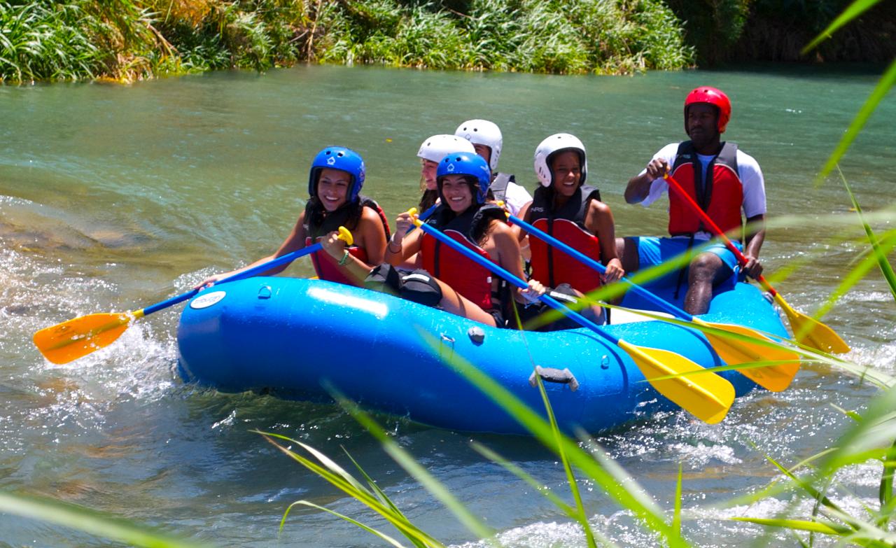 River Rapids Rafting Adventure from Falmouth