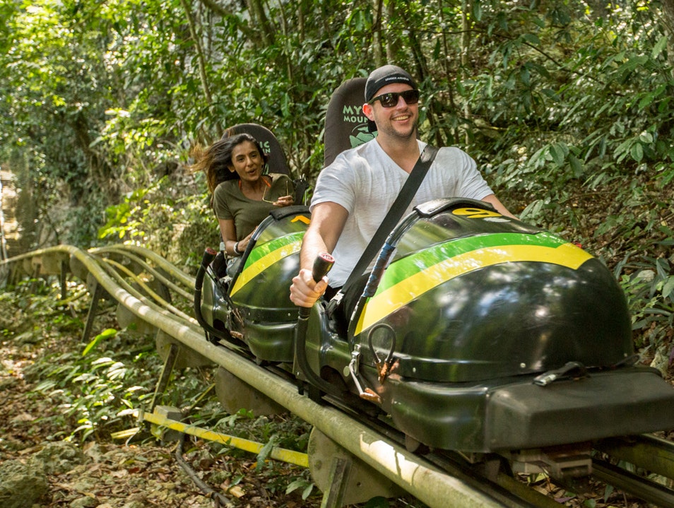 Shared Jamaica Bobsled & Dunn's River Falls Adventure Tour from Montego Bay