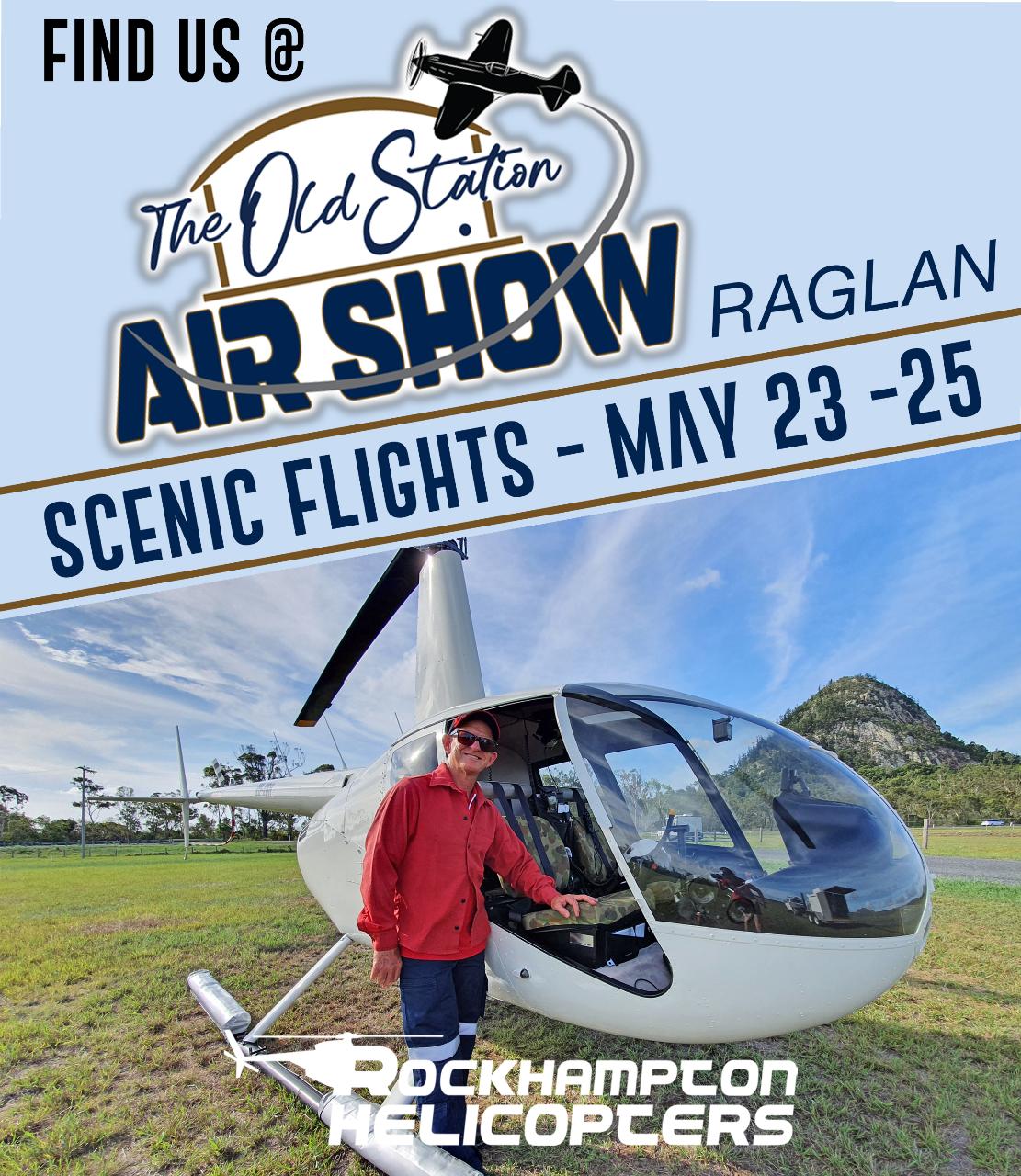 Helicopter Hot Lap at The Old Station Air Show
