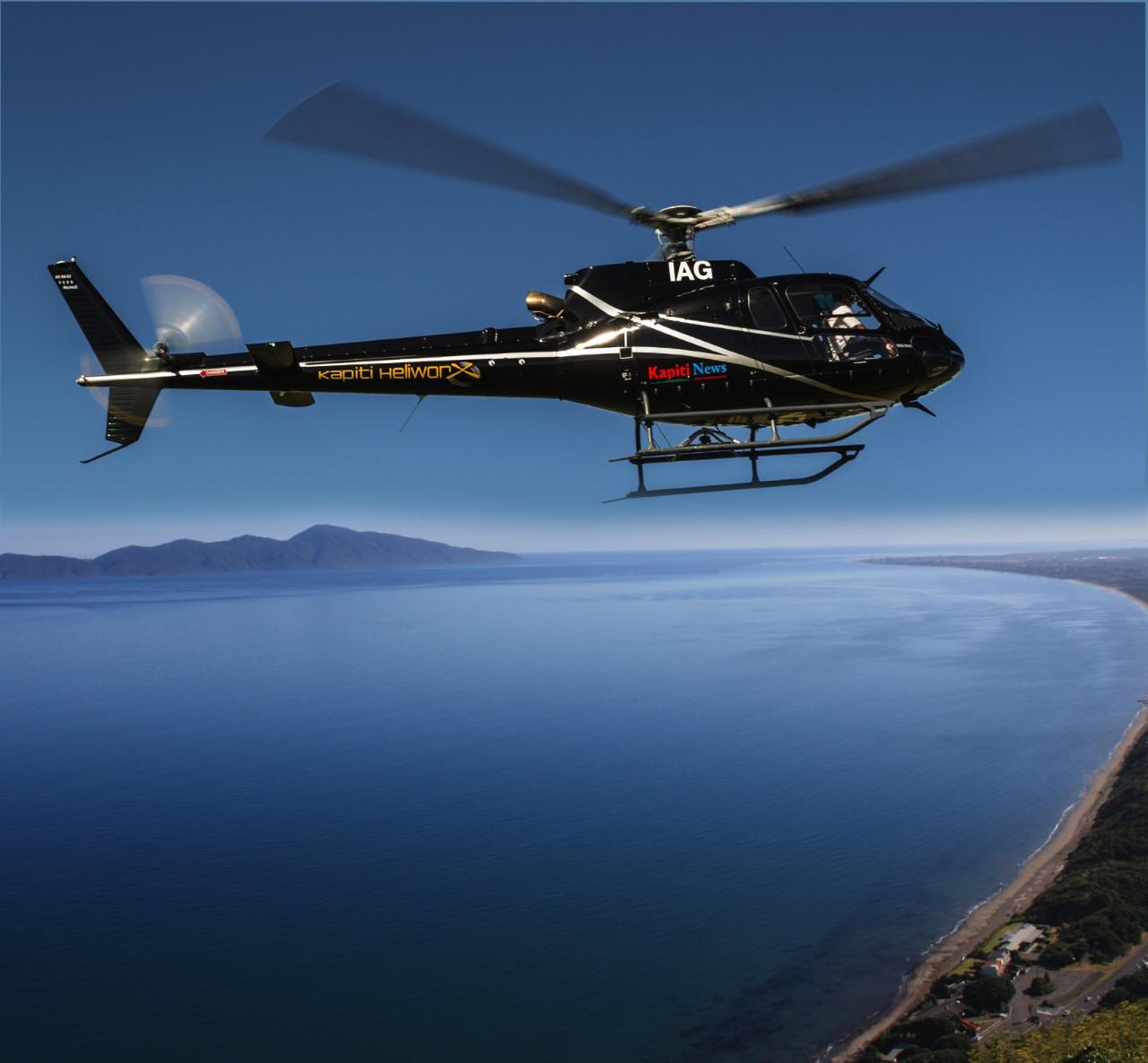 Scenic Kapiti Coast Tour (with Helicopter flight)