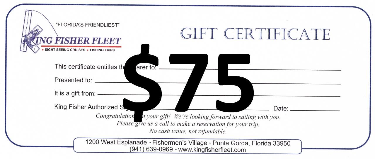 Gift Certificate - $75