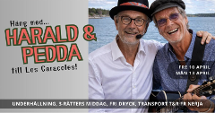 Los Caracoles middag och underhållning med Harald Treutiger och Pedda