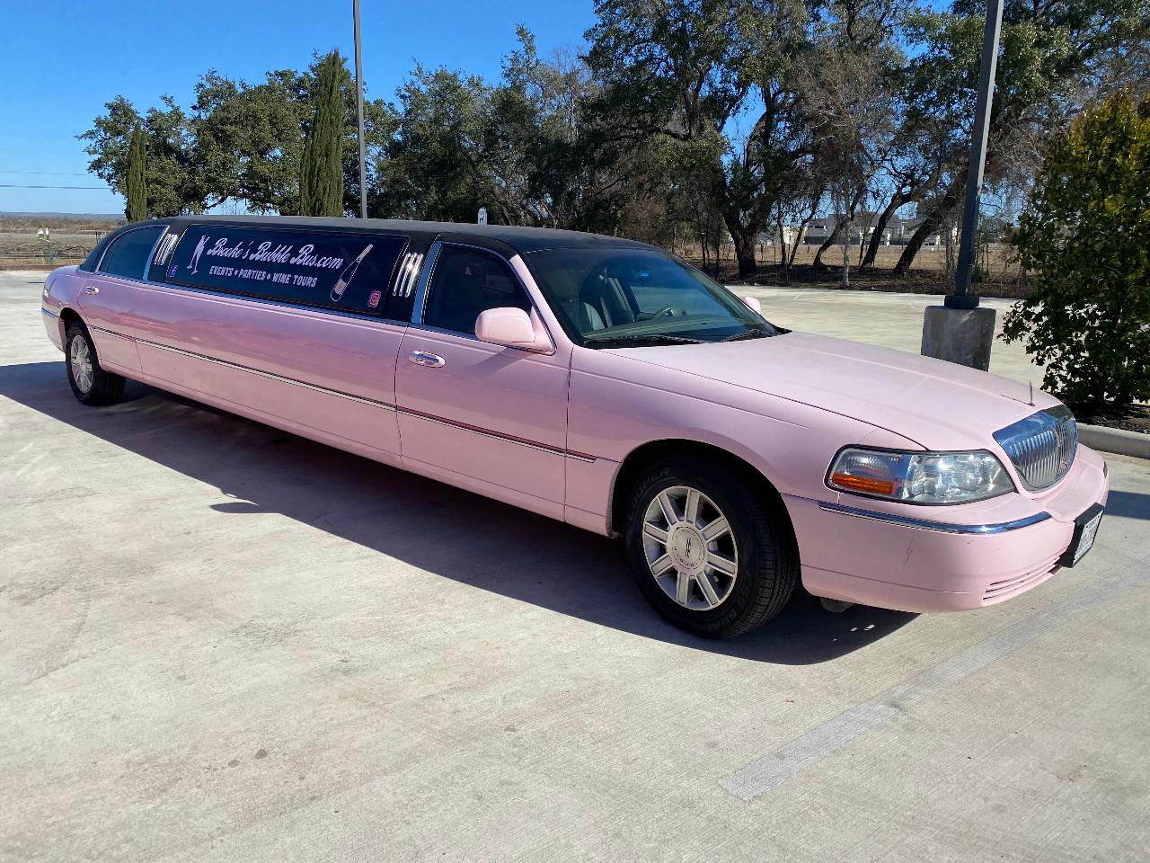 PINK LINCOLN LIMO WINE TOUR (PRIVATE) Brooke's Bubble Bus Reservations