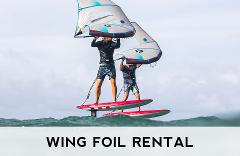 Wing foiling rental