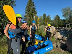 Packraft paket i Dala-Floda Hotell, halvdag