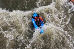 Forsränning i Packraft, heldag