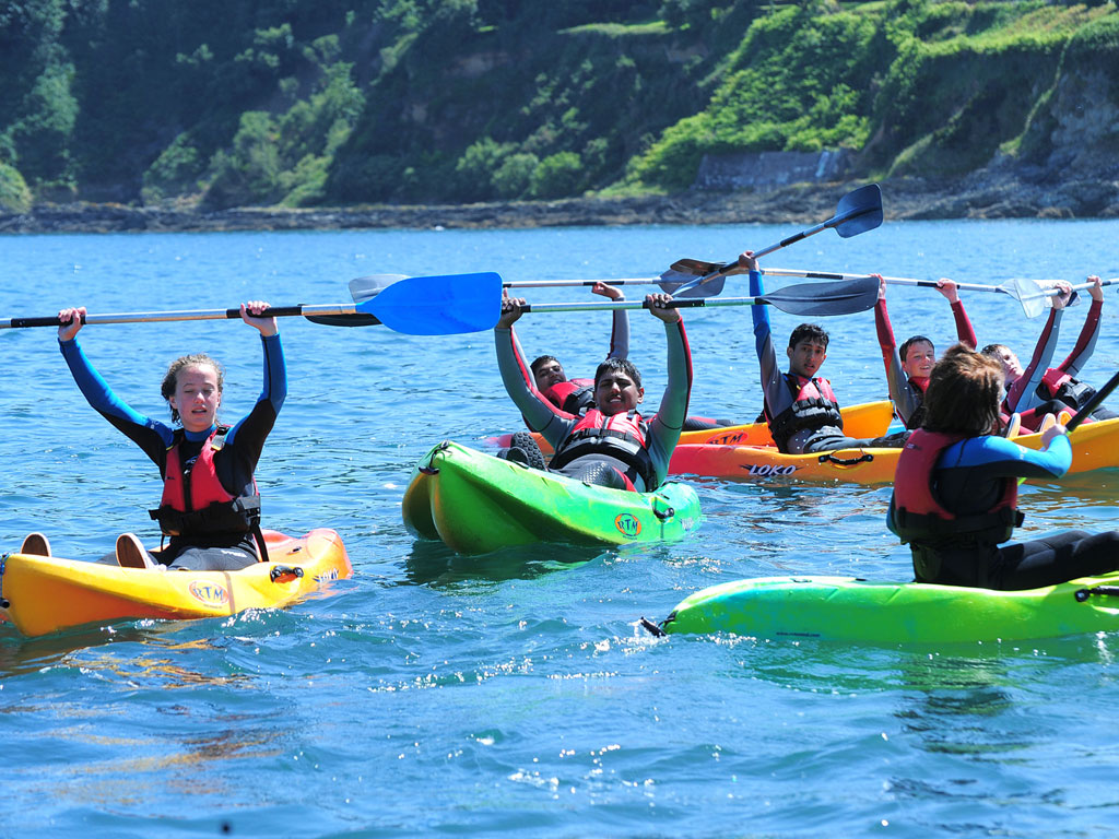 kayak and canoe tuition - swanpool beach, falmouth - elementaluk