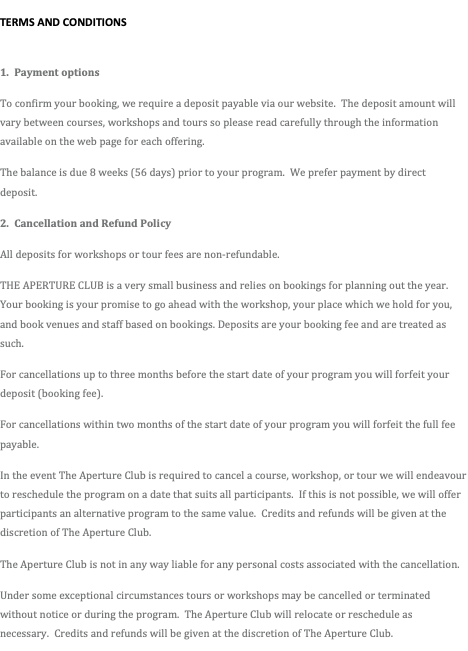 Berry 4 Day Photo Retreat 2024