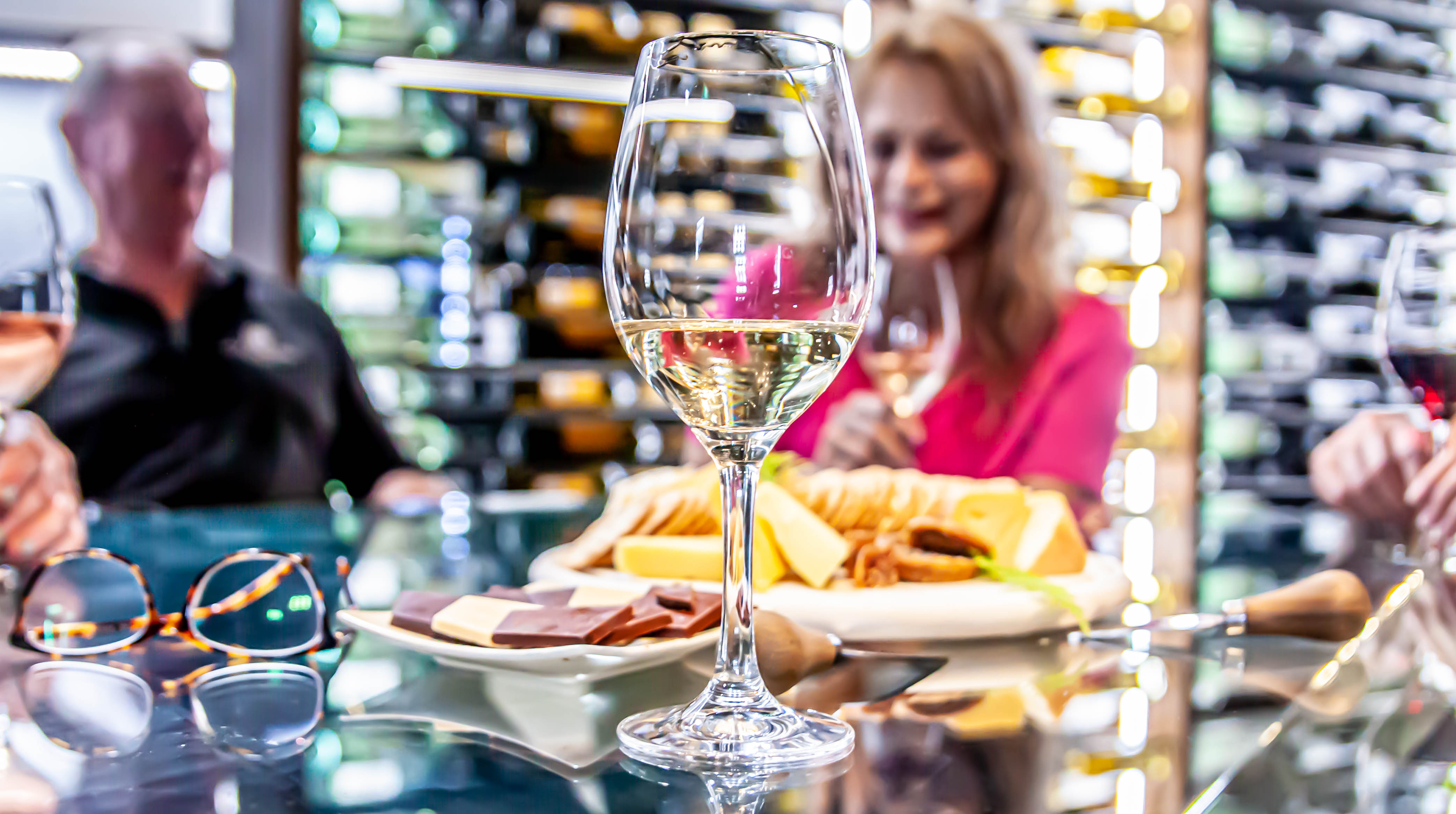 Wine, Cheese & Chocolate Tasting with Personalised Etched Philosophy as a Take Home Gift