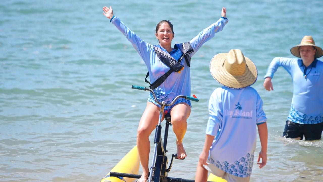 Water Bike Time Trials