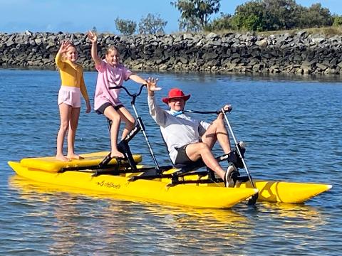 Tandem Water Bike Hire