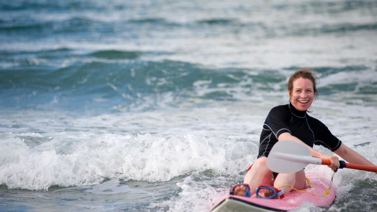 Surf Ski Lesson Bay Island Water Sports