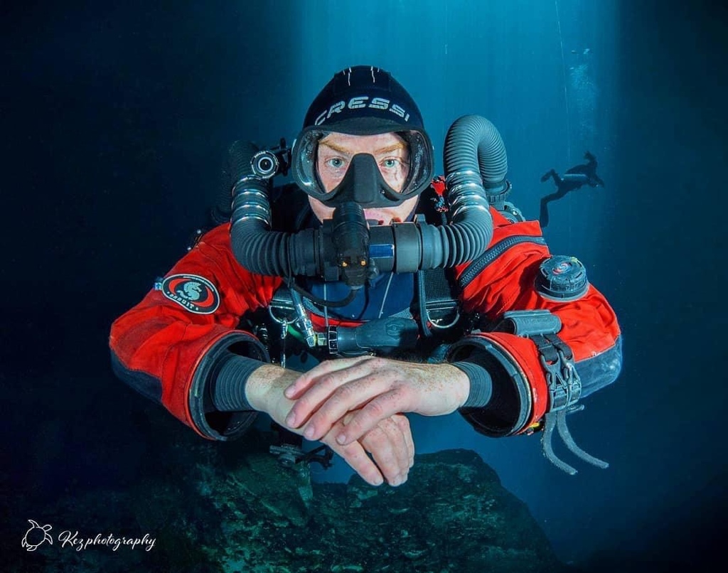 SDI Dry Suit diver 