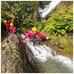 Private session for a family/small group (max 5): Ghyll scrambling in Stoneycroft Ghyll, Keswick