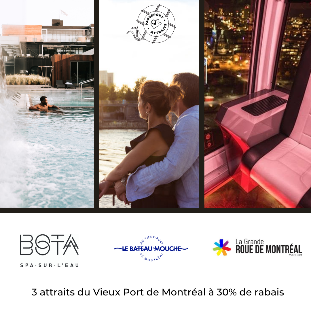 Passeport Escale glamour au Vieux-Port de Montréal